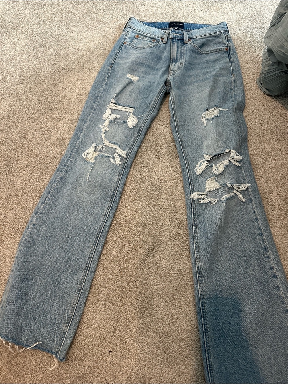 Lucky brand distressed jeans.